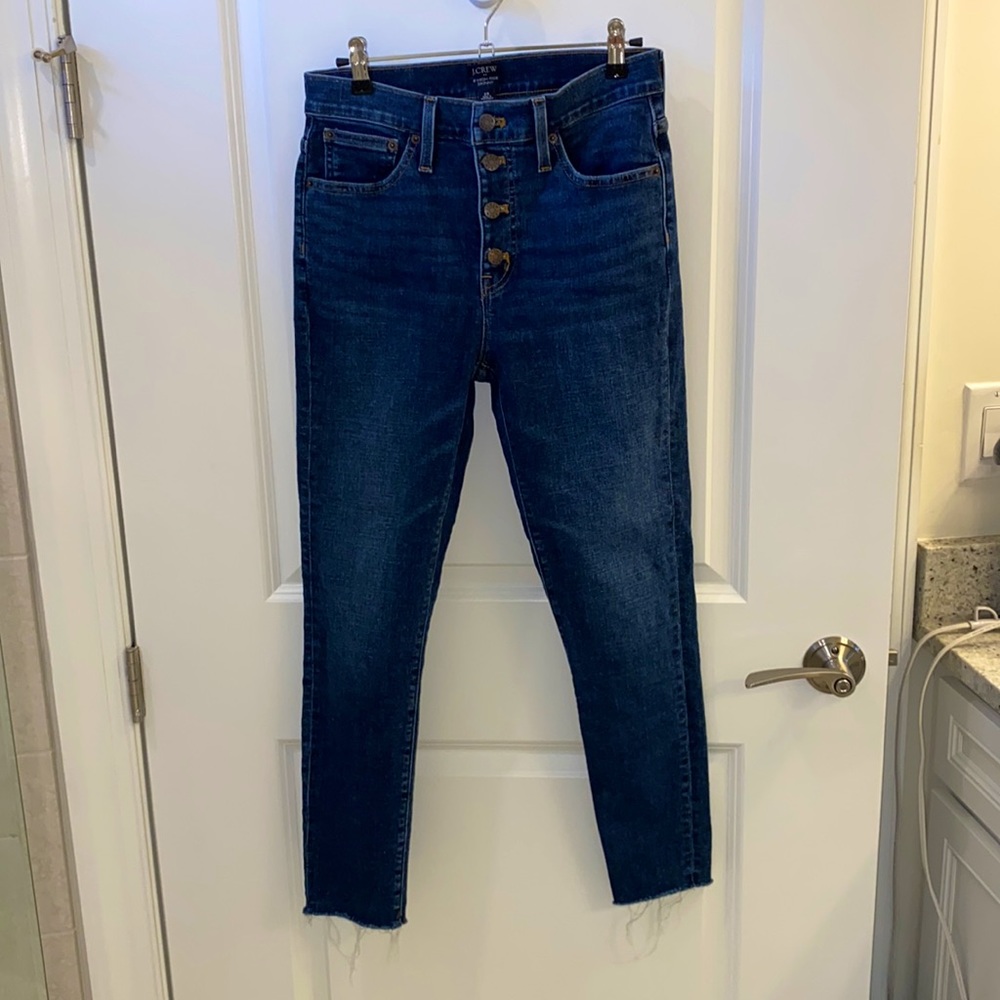 J. Crew button front jeans